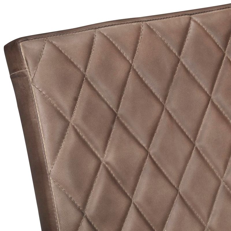 Casa si Gradina - Mobilier - Scaune si fotolii - Scaune - Scaune de masa tip consola 4 buc. maro, piele naturala - Infinity.ro