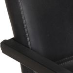 Casa si Gradina - Mobilier - Scaune si fotolii - Scaune - Scaune de bucatarie consola, 6 buc., negru, piele naturala - Infinity.ro