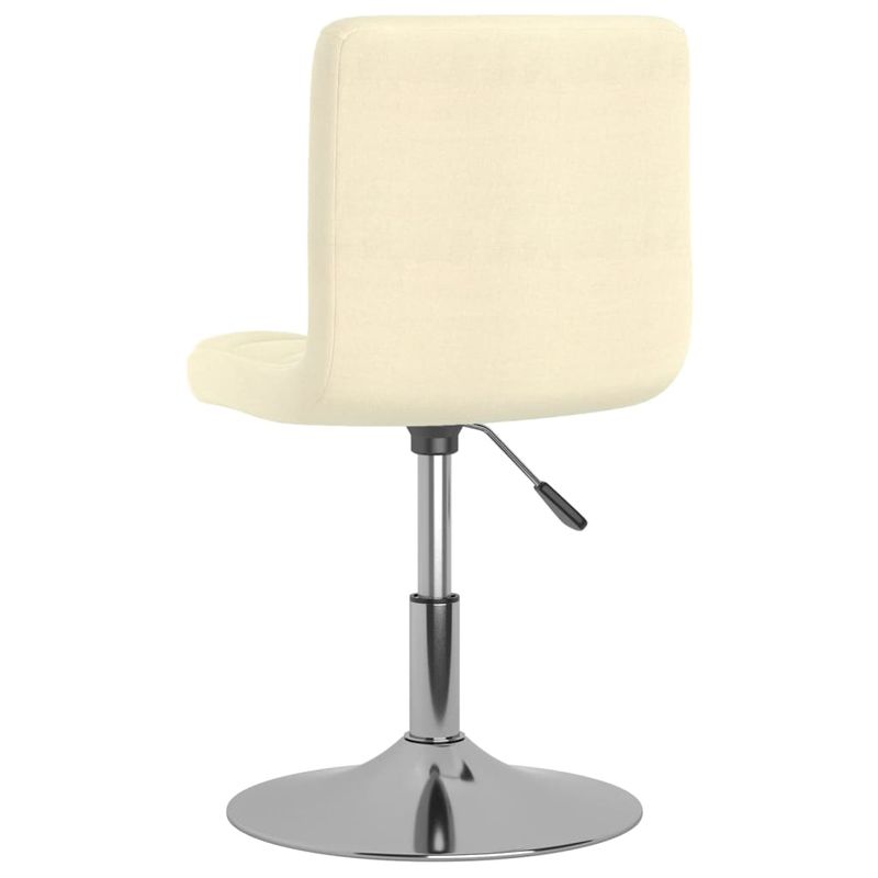 Casa si Gradina - Mobilier - Scaune si fotolii - Scaune - Scaune de bucatarie pivotante, 4 buc., crem, material textil - Infinity.ro