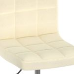 Casa si Gradina - Mobilier - Scaune si fotolii - Scaune - Scaune de bucatarie pivotante, 4 buc., crem, material textil - Infinity.ro