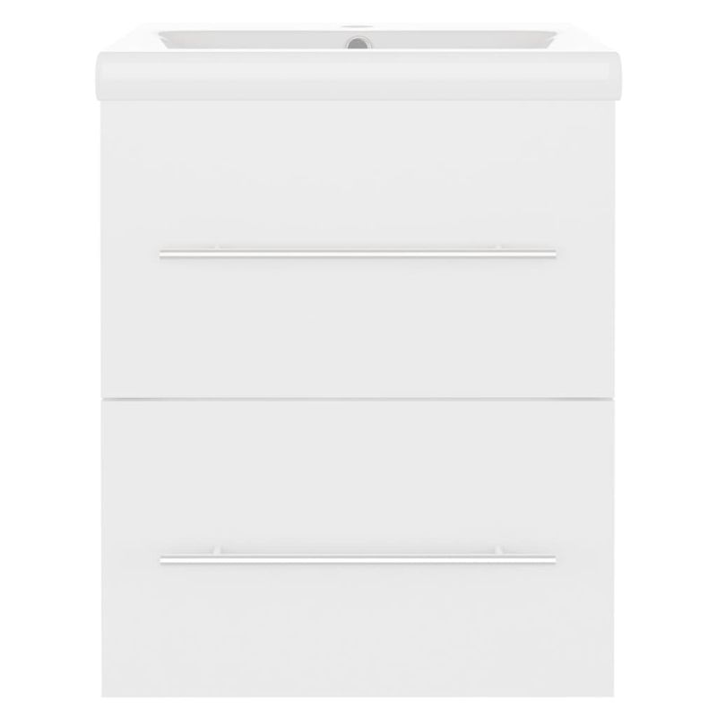 Casa si Gradina - Mobilier - Mobilier baie - Comode baie - Dulap cu chiuveta incorporata, alb, lemn prelucrat - Infinity.ro