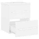 Casa si Gradina - Mobilier - Mobilier baie - Comode baie - Dulap cu chiuveta incorporata, alb, lemn prelucrat - Infinity.ro