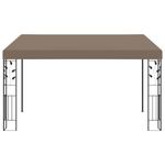 Casa si Gradina - Gradina si terasa - Umbrele si pavilioane - Pavilioane - Pavilion montat de perete, gri taupe, 4 x 3 x 2,5 m - Infinity.ro