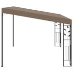 Casa si Gradina - Gradina si terasa - Umbrele si pavilioane - Pavilioane - Pavilion montat de perete, gri taupe, 4 x 3 x 2,5 m - Infinity.ro