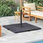 Casa si Gradina - Gradina si terasa - Umbrele si pavilioane - Umbrele - Placa de greutate umbrela, negru, granit, 25 kg, patrat - Infinity.ro