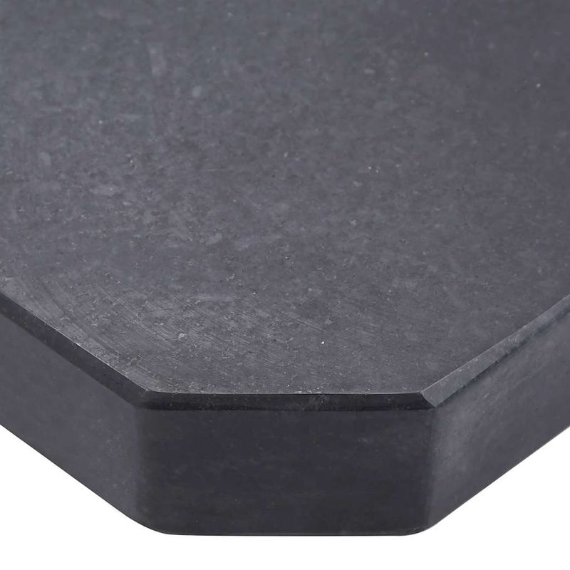 Casa si Gradina - Gradina si terasa - Umbrele si pavilioane - Umbrele - Placa de greutate umbrela, negru, granit, 25 kg, patrat - Infinity.ro