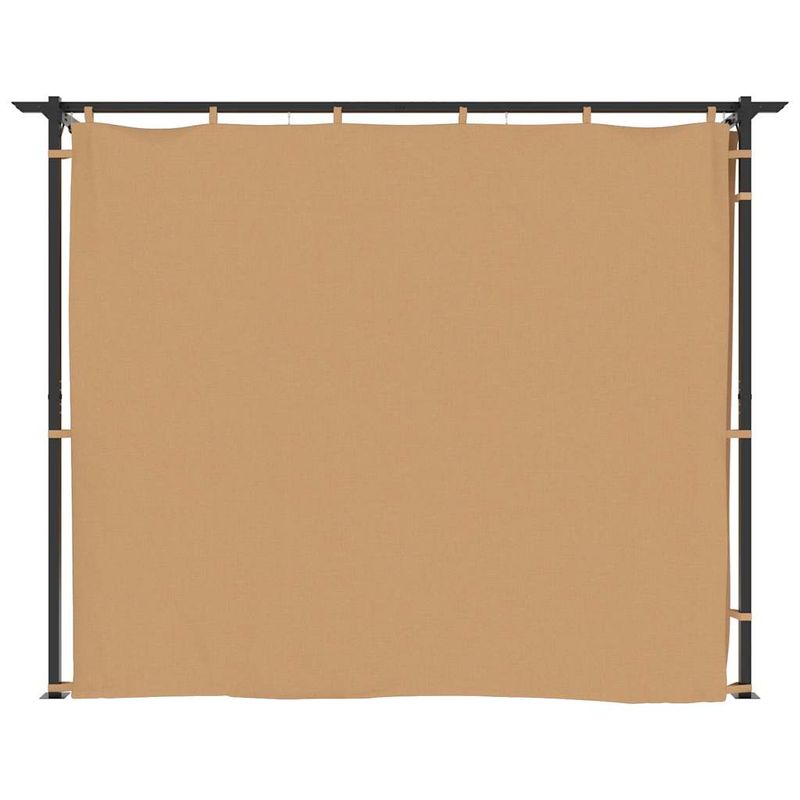 Casa si Gradina - Gradina si terasa - Umbrele si pavilioane - Pavilioane - Pavilion cu draperii, gri taupe, 3 x 3 m, otel - Infinity.ro