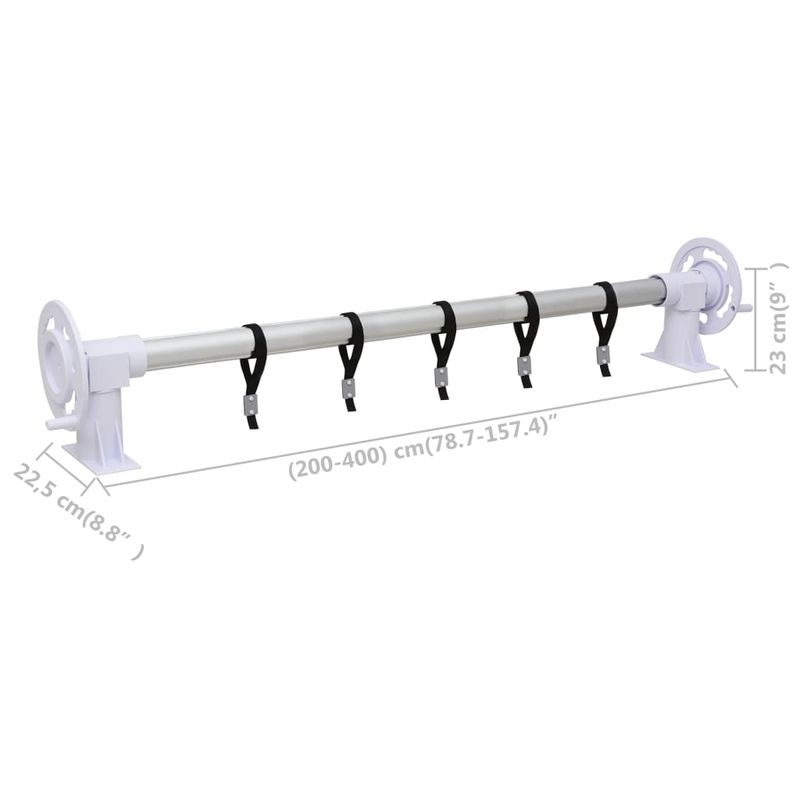 Casa si Gradina - Gradina si terasa - Piscine si accesorii - Accesorii piscine - Derulator de prelata pentru piscina cu baza din plastic - Infinity.ro