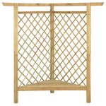 Casa si Gradina - Gradina si terasa - Decoratiuni exterior - Arcade - Pergola de colt cu bancheta, 166x81x174 cm, lemn de pin tratat - Infinity.ro