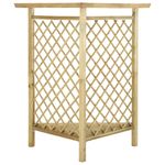 Casa si Gradina - Gradina si terasa - Decoratiuni exterior - Arcade - Pergola de colt cu bancheta, 166x81x174 cm, lemn de pin tratat - Infinity.ro