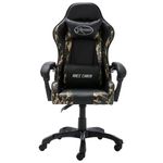 PC, gaming si accesorii - Gaming - Accesorii gaming - Scaune gaming - Scaun de jocuri, negru si camuflaj, piele ecologica - Infinity.ro