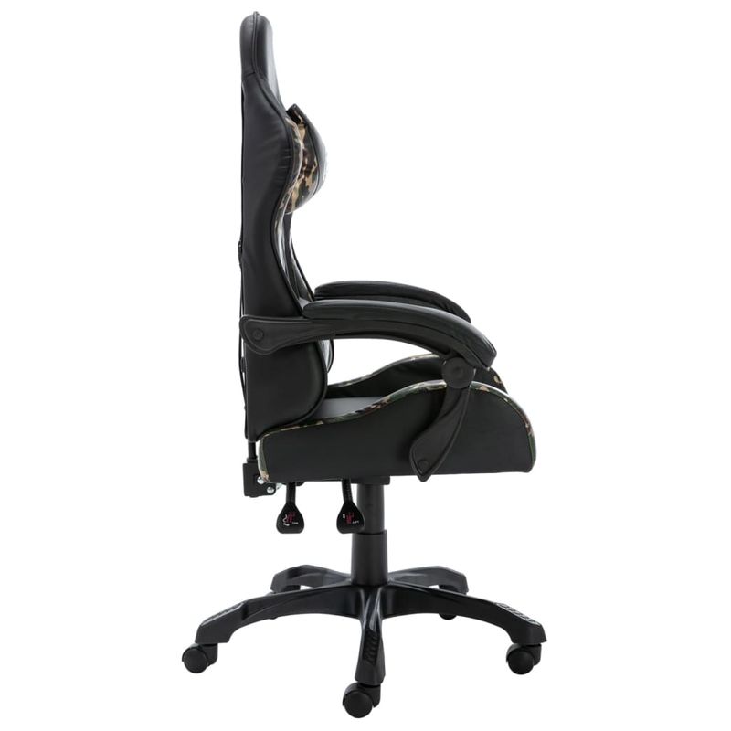 PC, gaming si accesorii - Gaming - Accesorii gaming - Scaune gaming - Scaun de jocuri, negru si camuflaj, piele ecologica - Infinity.ro