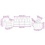 Casa si Gradina - Mobilier - Canapele si coltare - Canapele - Set canapea cu perne, 3 piese, rosu vin, material textil - Infinity.ro