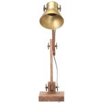 Casa si Gradina - Corpuri si surse de iluminat - Veioze si lampi - Lampi de veghe - Lampa de birou industriala, alama, 58x18x90 cm, E27, rotund - Infinity.ro
