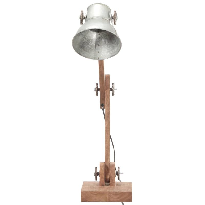 Casa si Gradina - Corpuri si surse de iluminat - Veioze si lampi - Lampi de veghe - Lampa de birou industriala, argintiu, 58x18x90 cm, E27, rotund - Infinity.ro