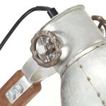 Casa si Gradina - Corpuri si surse de iluminat - Veioze si lampi - Lampi de veghe - Lampa de birou industriala, argintiu, 58x18x90 cm, E27, rotund - Infinity.ro