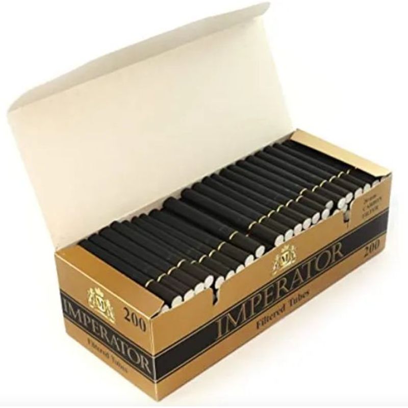 Market - Tutun si tigari - Tutun, tigari si trabucuri - Tuburi Tigari Imperator Black (20 mm) 200 - Infinity.ro