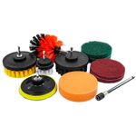 Casa si Gradina - Constructii - Scule electrice si accesorii - Accesorii polizare si slefuire - Set de curatare pentru bormasina 1/4" 11 bucati, VERKE, V08128 - Infinity.ro