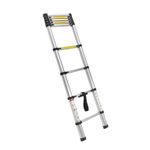 Auto si Moto - Reparatii si depanare - Scule auto - Echipamente de ridicare si sprijin - Scara din aluminiu cu 8 trepte Kraft&Dele, inaltime 2.6 m, 150 kg, KD4072 - Infinity.ro