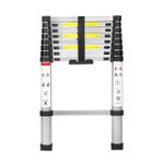 Auto si Moto - Reparatii si depanare - Scule auto - Echipamente de ridicare si sprijin - Scara din aluminiu cu 8 trepte Kraft&Dele, inaltime 2.6 m, 150 kg, KD4072 - Infinity.ro