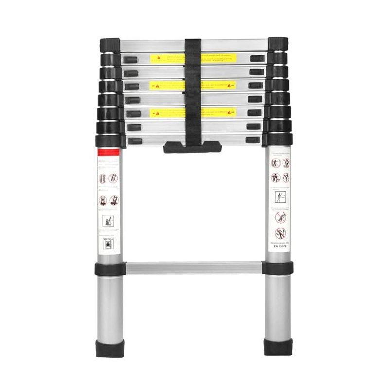 Auto si Moto - Reparatii si depanare - Scule auto - Echipamente de ridicare si sprijin - Scara din aluminiu cu 8 trepte Kraft&Dele, inaltime 2.6 m, 150 kg, KD4072 - Infinity.ro