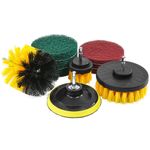 Casa si Gradina - Constructii - Scule electrice si accesorii - Accesorii polizare si slefuire - Perii de curatare pentru burghie 1/4" set de 10 piese, VERKE, V08126 - Infinity.ro