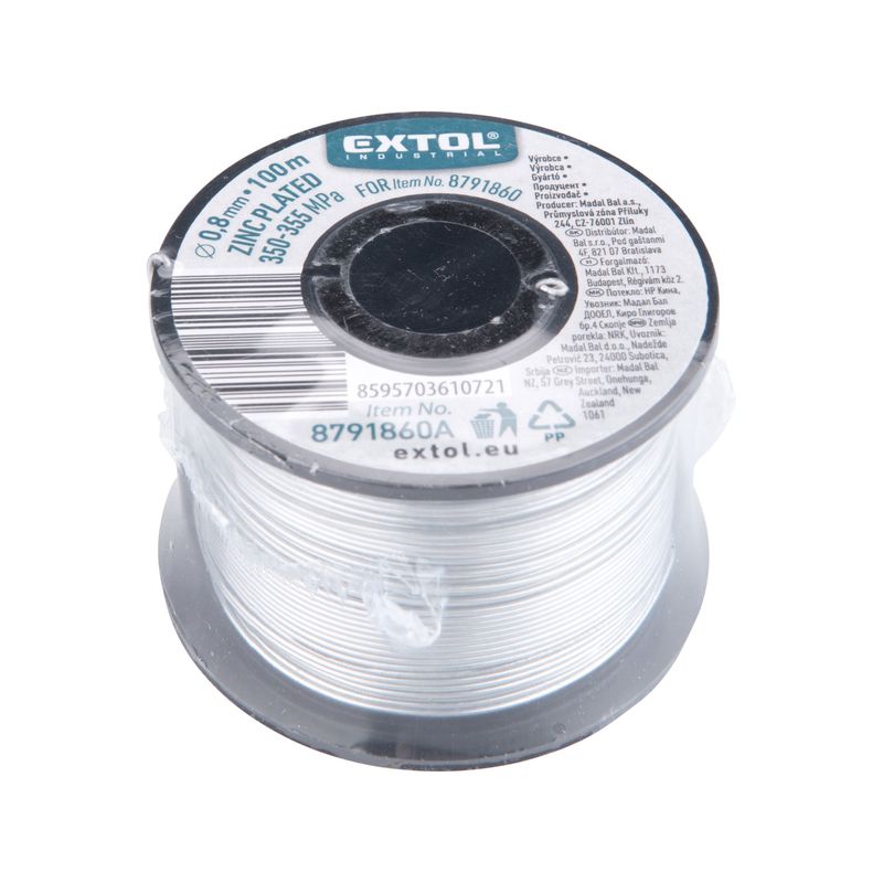 Casa si Gradina - Constructii - Scule electrice si accesorii - Seturi si accesorii pentru gaurit si insurubat - Sarma de legare pentru masina de legat fier beton, Ø0.8 mm, 100 m - Infinity.ro