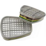 Casa si Gradina - Constructii - Echipamente de lucru - Accesorii echipamente protectia muncii - Set masca de protectie respiratorie, 3M-6200, 2 buc filtre 3M-6057, prefiltre 3M-5911, capace 3M-501 - Infinity.ro