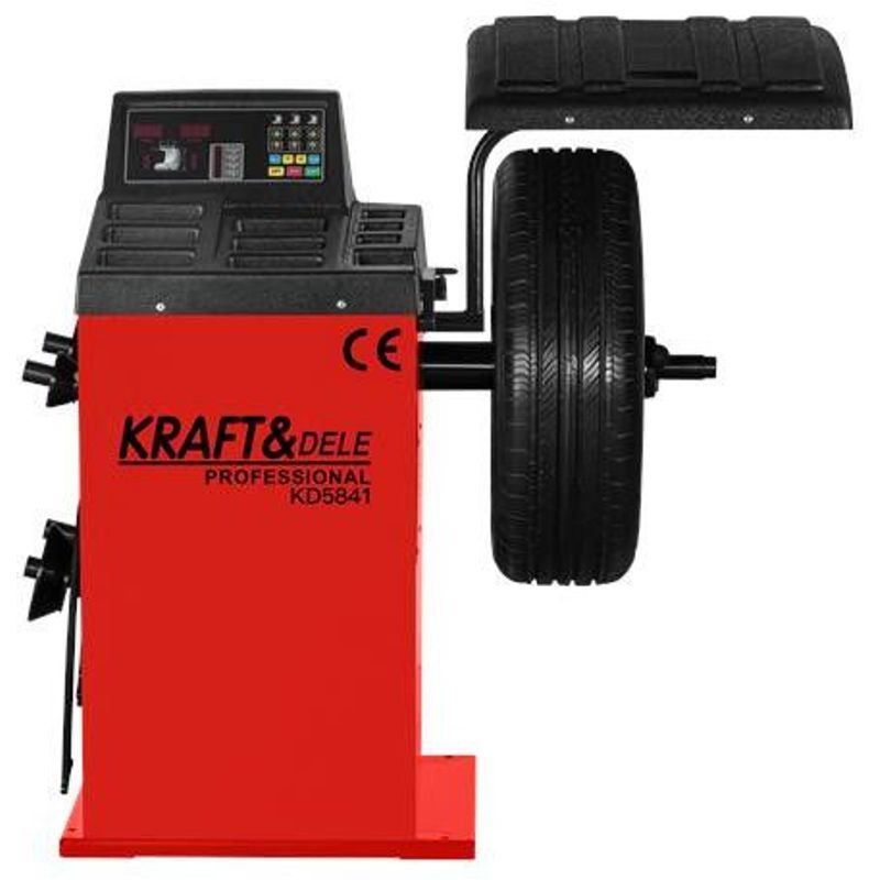 Auto si Moto - Reparatii si depanare - Scule auto - Scule si truse auto - Echilibrator de roti semiautomat Kraft&Dele KD5841, 230V, 70kg, 24” - Infinity.ro
