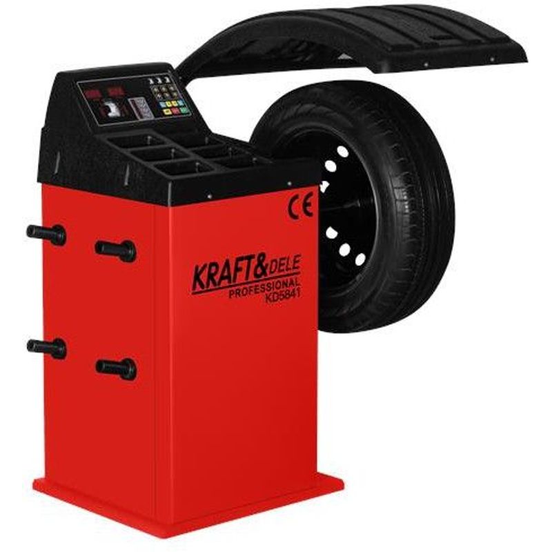Auto si Moto - Reparatii si depanare - Scule auto - Scule si truse auto - Echilibrator de roti semiautomat Kraft&Dele KD5841, 230V, 70kg, 24” - Infinity.ro