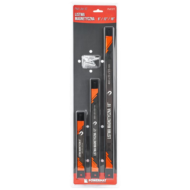 Auto si Moto - Reparatii si depanare - Scule auto - Scule si truse auto - Set de benzi magnetice Powermat PM1371, 3 buc, 460 / 300 / 200 mm - Infinity.ro