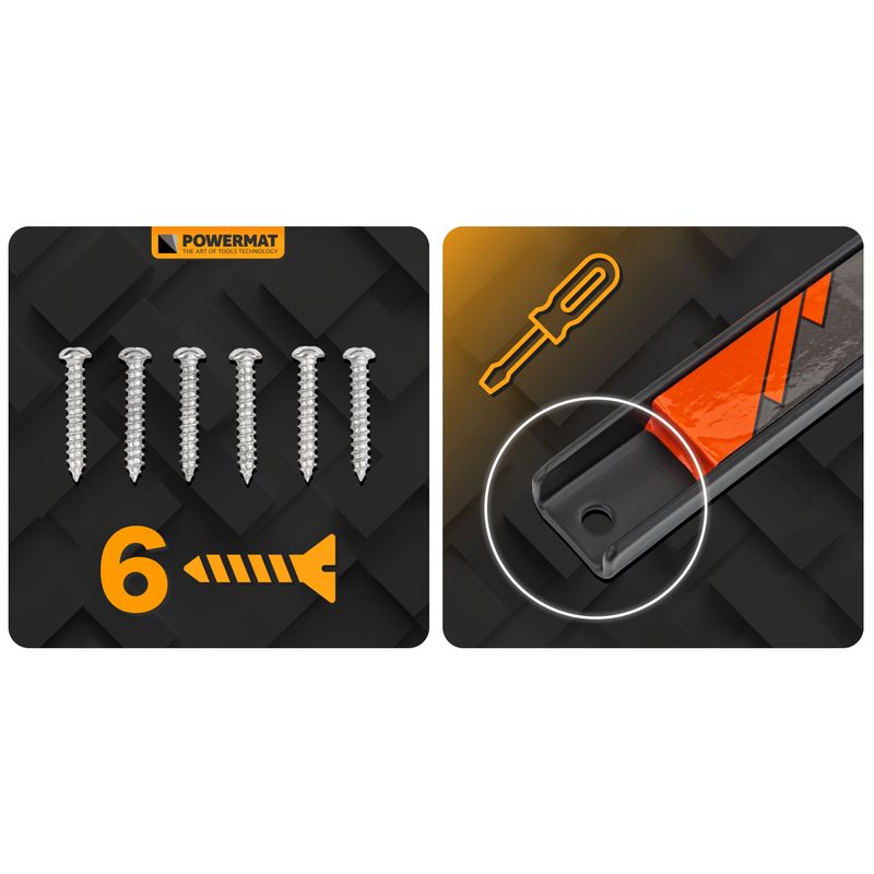 Auto si Moto - Reparatii si depanare - Scule auto - Scule si truse auto - Set de benzi magnetice Powermat PM1371, 3 buc, 460 / 300 / 200 mm - Infinity.ro