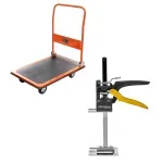 Auto si Moto - Reparatii si depanare - Scule auto - Echipamente de ridicare si sprijin - Set transport si montaj Kraft&Dele, carucior 300 kg + ridicator manual 120 kg D3069+d3090 - Infinity.ro