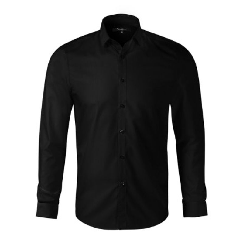 Fashion, accesorii si bijuterii - Barbati - Imbracaminte - Camasi barbati - Camasa pentru barbati, Dynamic 262, Malfini Negru L - Infinity.ro