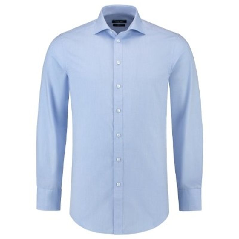 Fashion, accesorii si bijuterii - Barbati - Imbracaminte - Camasi barbati - Camasa pentru barbati, Fitted Stretch Shirt T23, Malfini 38 Bleumarin - Infinity.ro