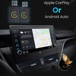 Auto si Moto - Electronice auto - Multimedia auto - Adaptor Auto 2-in-1 Auraliv® – CarPlay & Android Auto Wireless, WiFi 6, Bluetooth 5.0, Conectare Rapida, Ecran Adaptiv - Infinity.ro