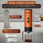 Electronice si Electrocasnice - Electrocasnice bucatarie - Preparare bauturi - Espressoare - Espressor Portabil Reincarcabil, Aparat de Cafea cu Incalzire Rapida 3in1 - Infinity.ro