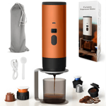 Electronice si Electrocasnice - Electrocasnice bucatarie - Preparare bauturi - Espressoare - Espressor Portabil Reincarcabil, Aparat de Cafea cu Incalzire Rapida 3in1 - Infinity.ro