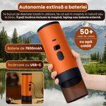 Electronice si Electrocasnice - Electrocasnice bucatarie - Preparare bauturi - Espressoare - Espressor Portabil Reincarcabil, Aparat de Cafea cu Incalzire Rapida 3in1 - Infinity.ro