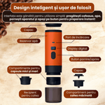 Electronice si Electrocasnice - Electrocasnice bucatarie - Preparare bauturi - Espressoare - Espressor Portabil Reincarcabil, Aparat de Cafea cu Incalzire Rapida 3in1 - Infinity.ro