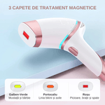 Ingrijire personala si Cosmetice - Aparate & accesorii ingrijire personala - Epilatoare si accesorii - Epilatoare - Epilator IPL multifunctional, epilare definitiva, 300.000 impulsuri, mod manual/automat, ecran digital, unisex, alb - Infinity.ro