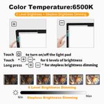 PC, gaming si accesorii - Periferice PC - Tablete grafice - Tableta Grafica cu lumina LED A4, Plansa de desen alimentata prin USB, Luminozitate Reglabila, pt Desen,Schite, Animatie - Infinity.ro