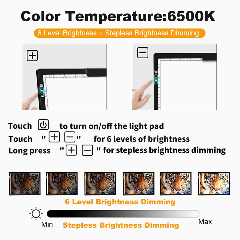PC, gaming si accesorii - Periferice PC - Tablete grafice - Tableta Grafica cu lumina LED A4, Plansa de desen alimentata prin USB, Luminozitate Reglabila, pt Desen,Schite, Animatie - Infinity.ro