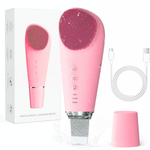 Ingrijire personala si Cosmetice - Aparate & accesorii ingrijire personala - Aparate cosmetice - Aparate intretinere si ingrijire corporala - Perie Electrica Faciala 2 in 1 JustNet®, cu Spatula Ultrasonica Scrubber, 7 Moduri Vibratie Sonica, IPX7 Waterproof - Infinity.ro