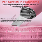 Ingrijire personala si Cosmetice - Aparate & accesorii ingrijire personala - Aparate cosmetice - Aparate intretinere si ingrijire corporala - Perie Electrica Faciala 2 in 1 JustNet®, cu Spatula Ultrasonica Scrubber, 7 Moduri Vibratie Sonica, IPX7 Waterproof - Infinity.ro