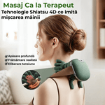 Ingrijire personala si Cosmetice - Sanatate si wellness - Articole wellness - Aparate si dispozitive de masaj - Aparat Masaj Cervical Multifunctional JustNet®, 4D Shiatsu pentru Gat, Umeri, Spate, Brate si Gambe - Infinity.ro