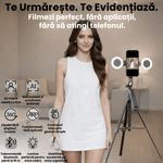 Laptop, Telefoane si Tablete - Telefoane mobile si accesorii - Accesorii Telefoane - Selfie stick-uri - Selfie Stick Profesional JustNet® 1.9 m cu Urmarire AI, Trepied din Aluminiu, Stabilizator, 2 Lampi LED, fara Aplicatie - Infinity.ro