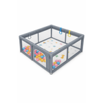 Casa si Gradina - Mobilier - Mobilier copii - Tarcuri copii - Tarc de joaca Happykid cu bile,covoras si 4 inele ridicare incluse - Infinity.ro