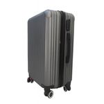 Sport si Outdoor - Articole de voiaj - Trolere - Troler voiaj, 4 roti duble 360 grade, inchidere cifru, ABS, Gri, 38x25x63cm - Infinity.ro