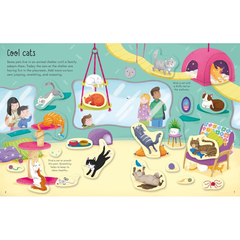 Carti si Birotica - Carti - Carti pentru copii - Carti pentru bebelusi - First Sticker Book Pets - Infinity.ro